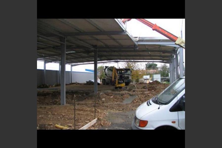 Atelier - travaux d'agrandissement menuiserie aluminium niort